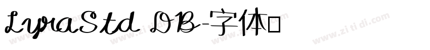 LyraStd DB字体转换